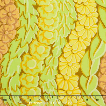 Kaffe Fassett Sunbeam Collective - Serpentine Yellow Yardage