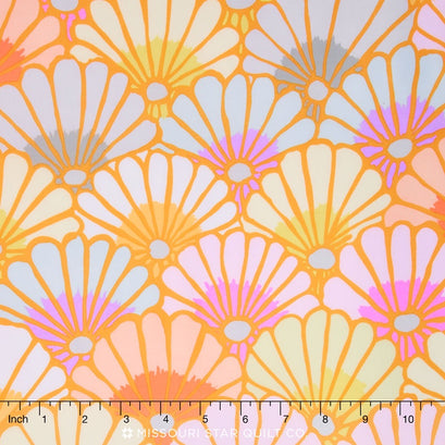 Kaffe Fassett Sunbeam Collective - Thousand Flowers Chalk Yardage