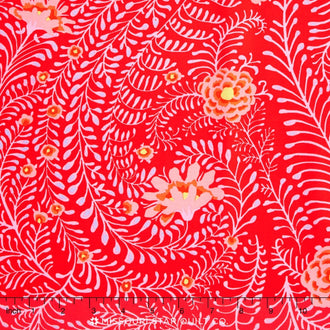 Kaffe Passion - Ferns Red Yardage