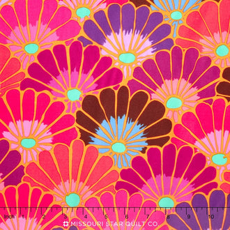 Kaffe Passion - Thousand Flowers Red Yardage
