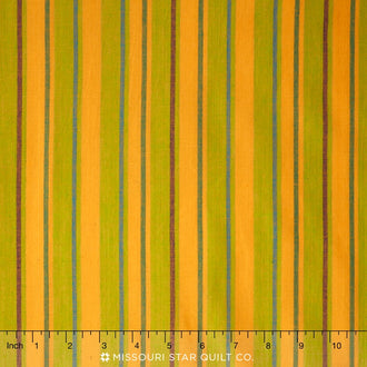 Kaffe Wovens - Alternating Stripe Yellow Yardage