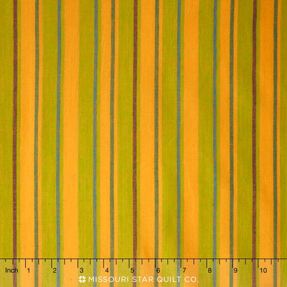 Kaffe Wovens - Alternating Stripe Yellow Yardage
