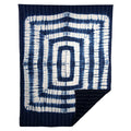 Kantha Labyrinth Indigo Throw