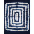 Kantha Labyrinth Indigo Throw