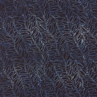 Kasuri - Vines Indigo Yardage