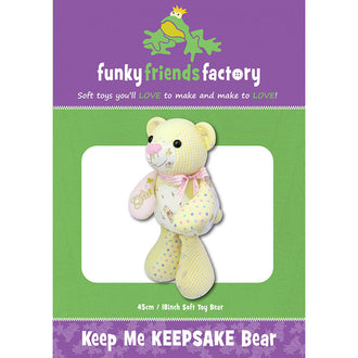 Keep Me Keepsake Bear Funky Friends Factory Pattern