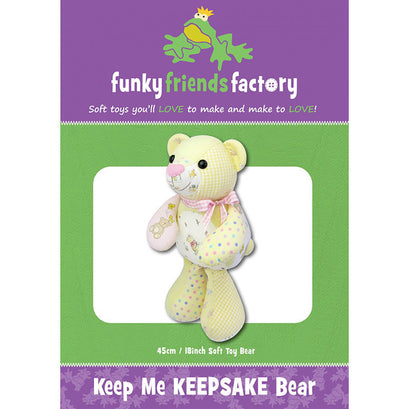 Keep Me Keepsake Bear Funky Friends Factory Pattern