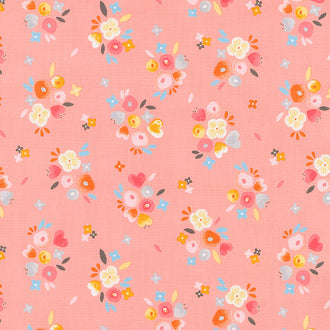 Kenzie - Baby Bouquets Rose Yardage