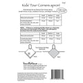 Kids' Four Corners Apron! Pattern