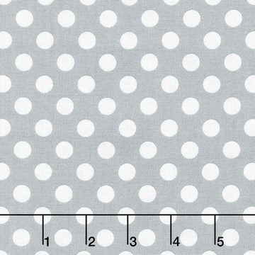 Kimberbell Basics - Dots Gray Yardage