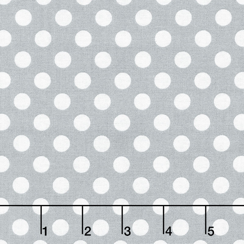 Kimberbell Basics - Dots Gray Yardage