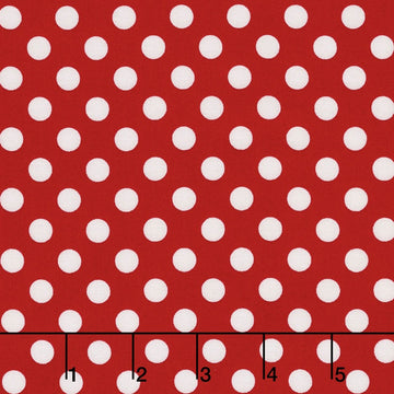 Kimberbell Basics - Dots Red Yardage