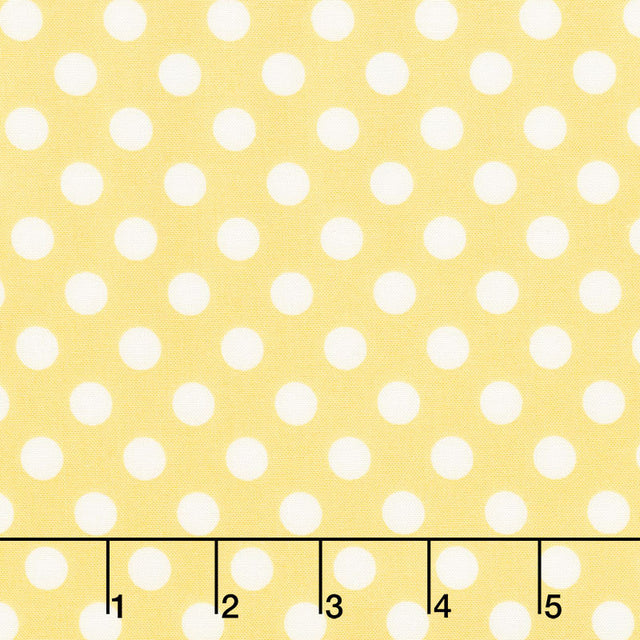 Kimberbell Basics - Dots Yellow Yardage