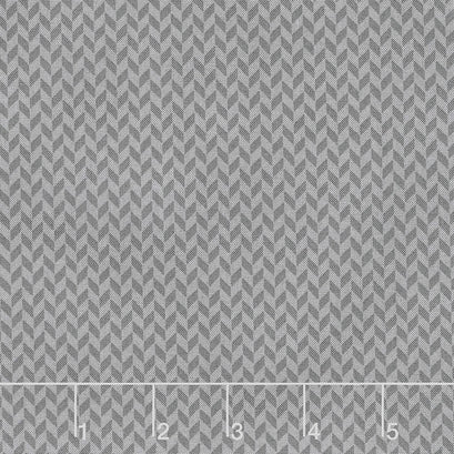 Kimberbell Basics - Herringbone Dark Gray Yardage