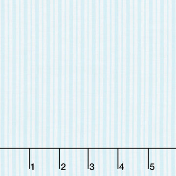 Kimberbell Basics - Mini Awning Stripe Teal Yardage