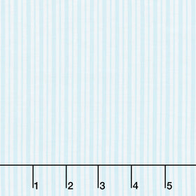 Kimberbell Basics - Mini Awning Stripe Teal Yardage