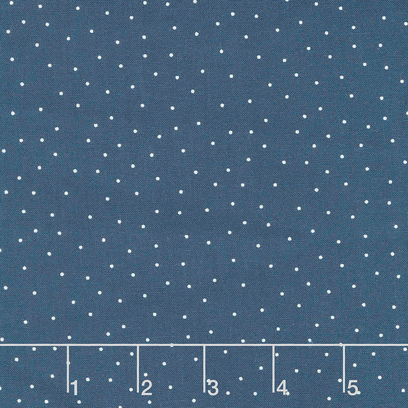 Kimberbell Basics - Tiny Dots Navy Yardage