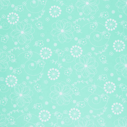 Kimberbell - Doodles Teal 108" Wide Backing