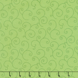 Kimberbell - Scroll Green 108" Wide Backing