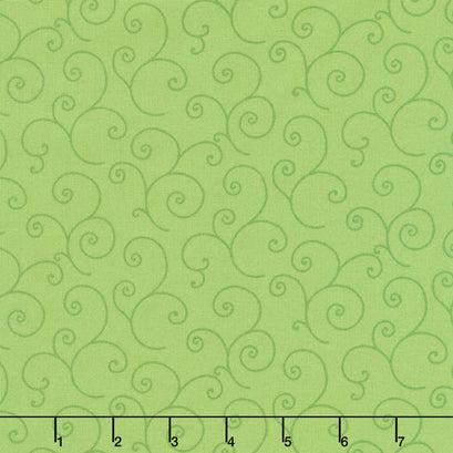Kimberbell - Scroll Green 108" Wide Backing