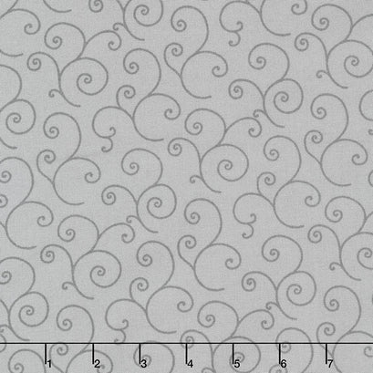 Kimberbell - Scroll Grey 108" Wide Backing