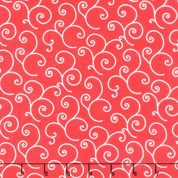 Kimberbell - Scroll Red 108" Wide Backing