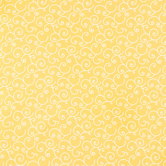 Kimberbell - Scroll Yellow 108" Wide Backing