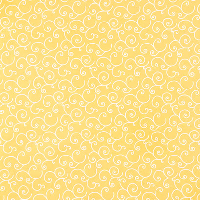 Kimberbell - Scroll Yellow 108" Wide Backing