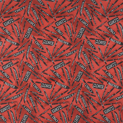 King of the Grill - Butcher Knives Red Yardage