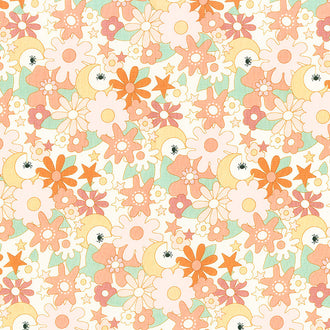 Kitty Corn - Twilight Garden Ghost Yardage