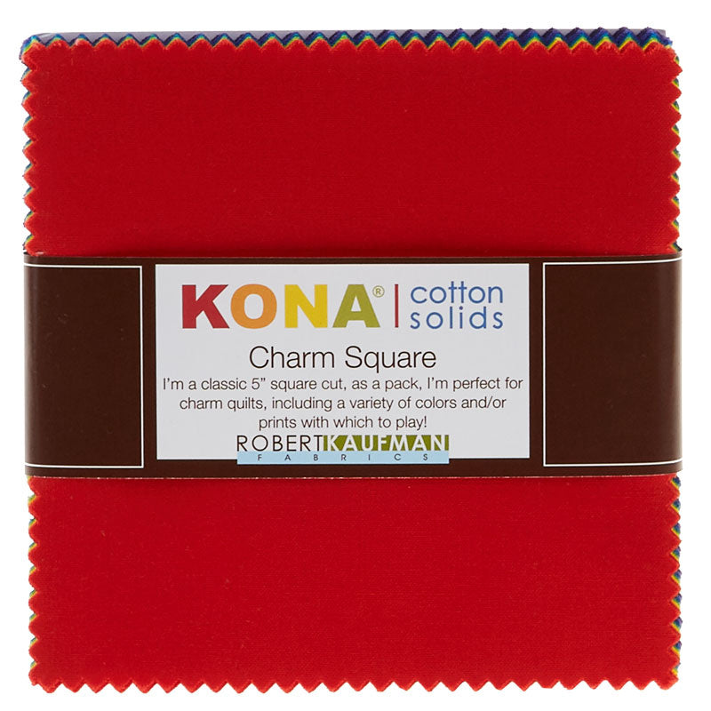 Kona Cotton - Bright Rainbow Palette Charm Pack Alternative View #1