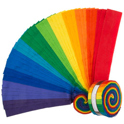 Kona Cotton - Bright Rainbow Palette Roll Up Primary Image