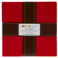 Kona Cotton - Bright Rainbow Palette Ten Squares