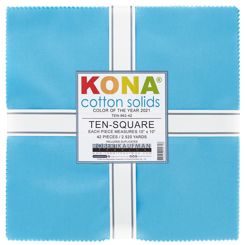Kona Cotton Color of the Year 2021 Ten Squares