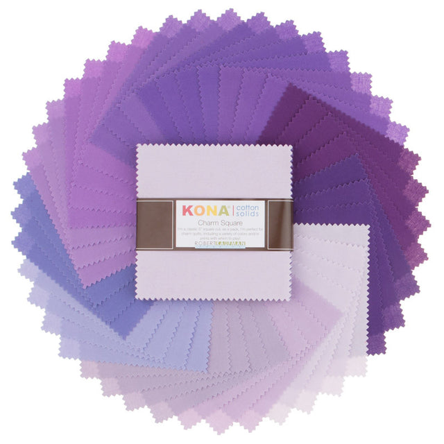 Kona Cotton - Lavender Fields Charm Pack