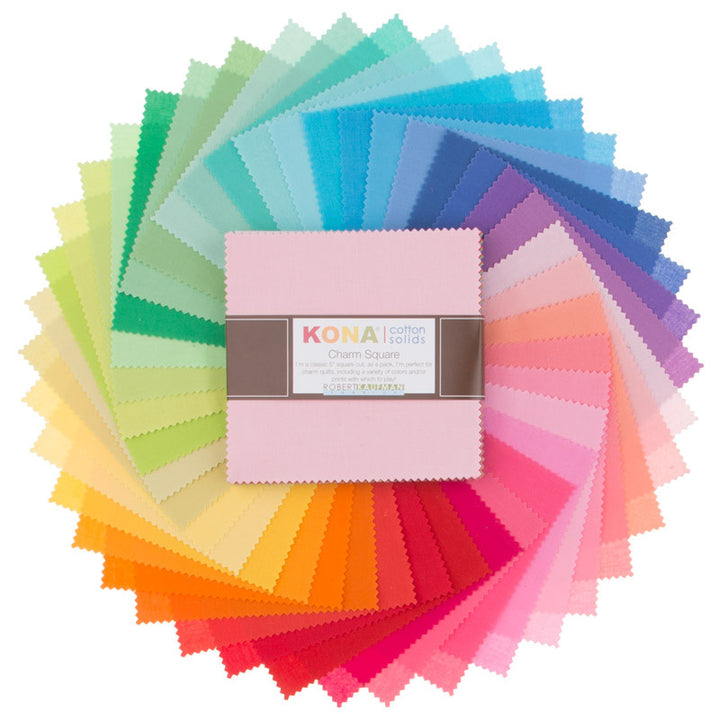 Kona Cotton - New Bright Palette Charm Pack