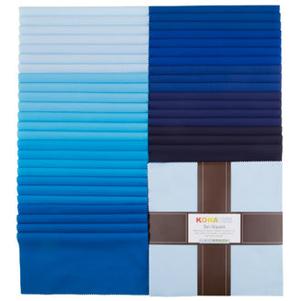 Kona Cotton - Waterfall Palette Ten Squares
