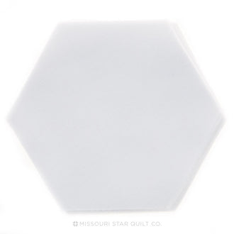 Kona Cotton - White Hexie Cuts