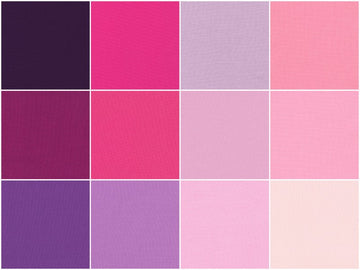 Kona Cotton - Wildberry Palette Charm Pack