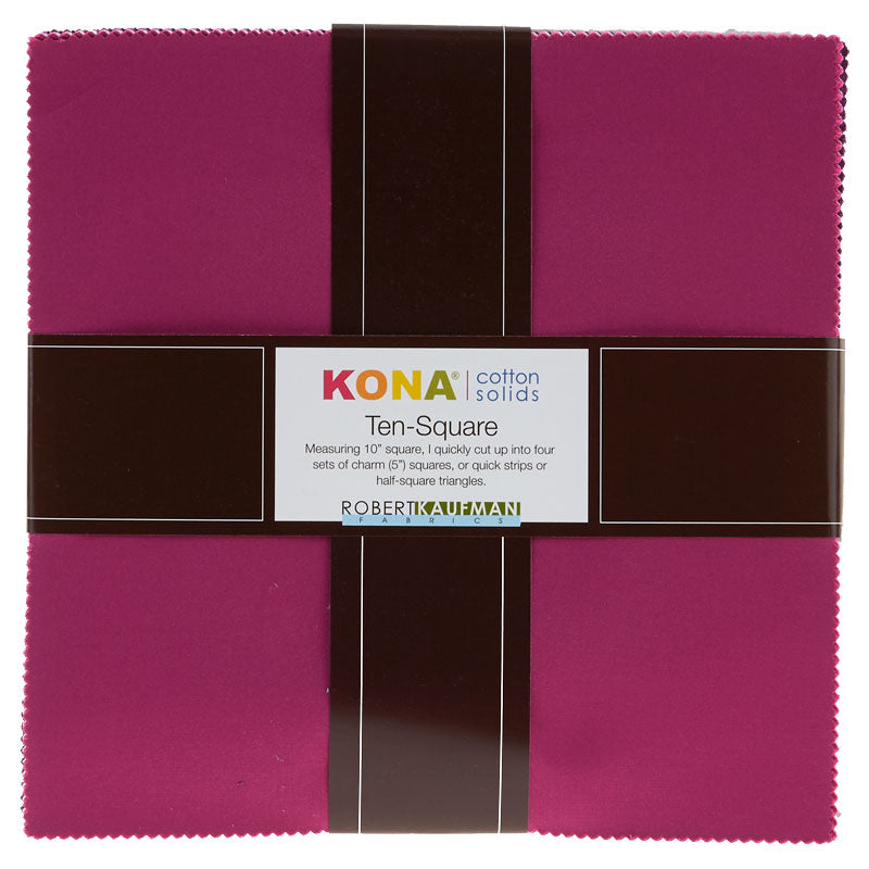 Kona Cotton - Wildberry Palette Ten Squares Alternative View #1