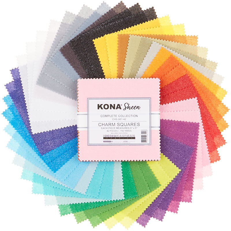 Kona Sheen Metallic Charm Pack Primary Image
