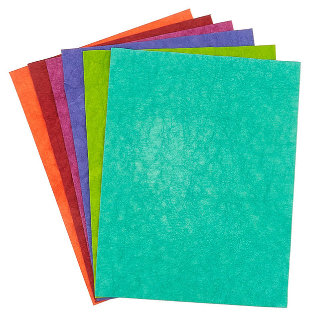 Kraft-tex Designer Sampler Sheets- 6 Colors Hand-Dyed & Prewashed Primary Image