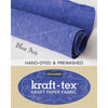 Kraft-tex Kraft Paper Fabric Roll - Blue Iris Hand-Dyed & Prewashed