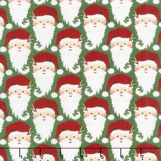 Kringle and Claus - Kringle Holly Yardage