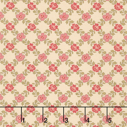 La Rose Rouge - Fantin Oyster Yardage