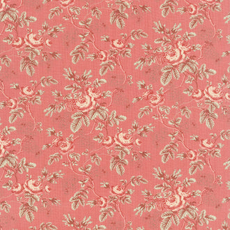 La Rose Rouge - Rosina Faded Red Yardage