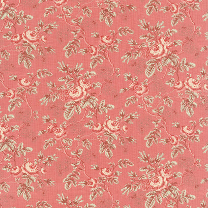 La Rose Rouge - Rosina Faded Red Yardage