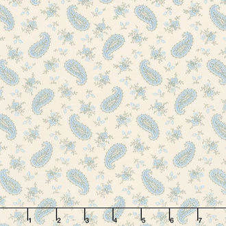 La Vie Boheme - Marcel Pearl French Blue Yardage