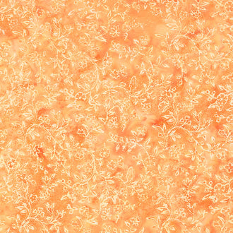 Lace & Grace Batiks - Dot Vine Dreamsicle Yardage