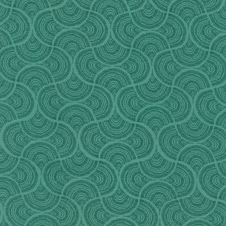 Lady Bird - Tail Feather Teal Yardage